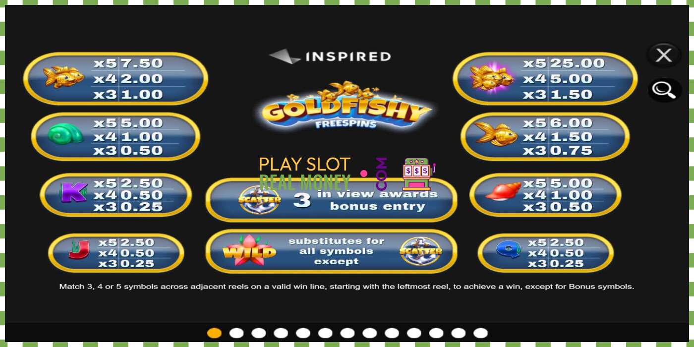 छेद Gold Fishy Free Spins असली पैसे के लिए, चित्र - 4