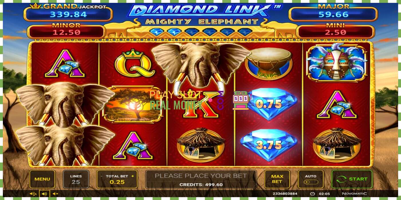 Слот Diamond Link: Mighty Elephant на реальные деньги, картинка - 1