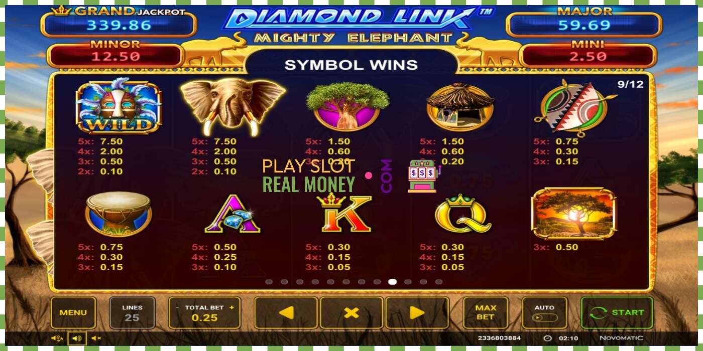 Слот Diamond Link: Mighty Elephant на реальные деньги, картинка - 7