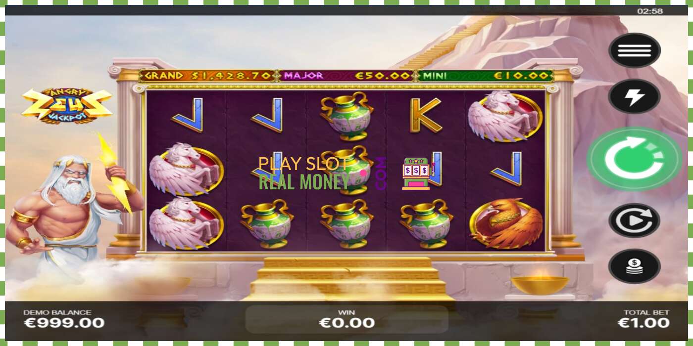 Слот Angry Zeus Jackpot на реальные деньги, картинка - 2