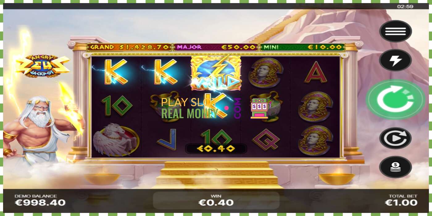 Слот Angry Zeus Jackpot на реальные деньги, картинка - 3