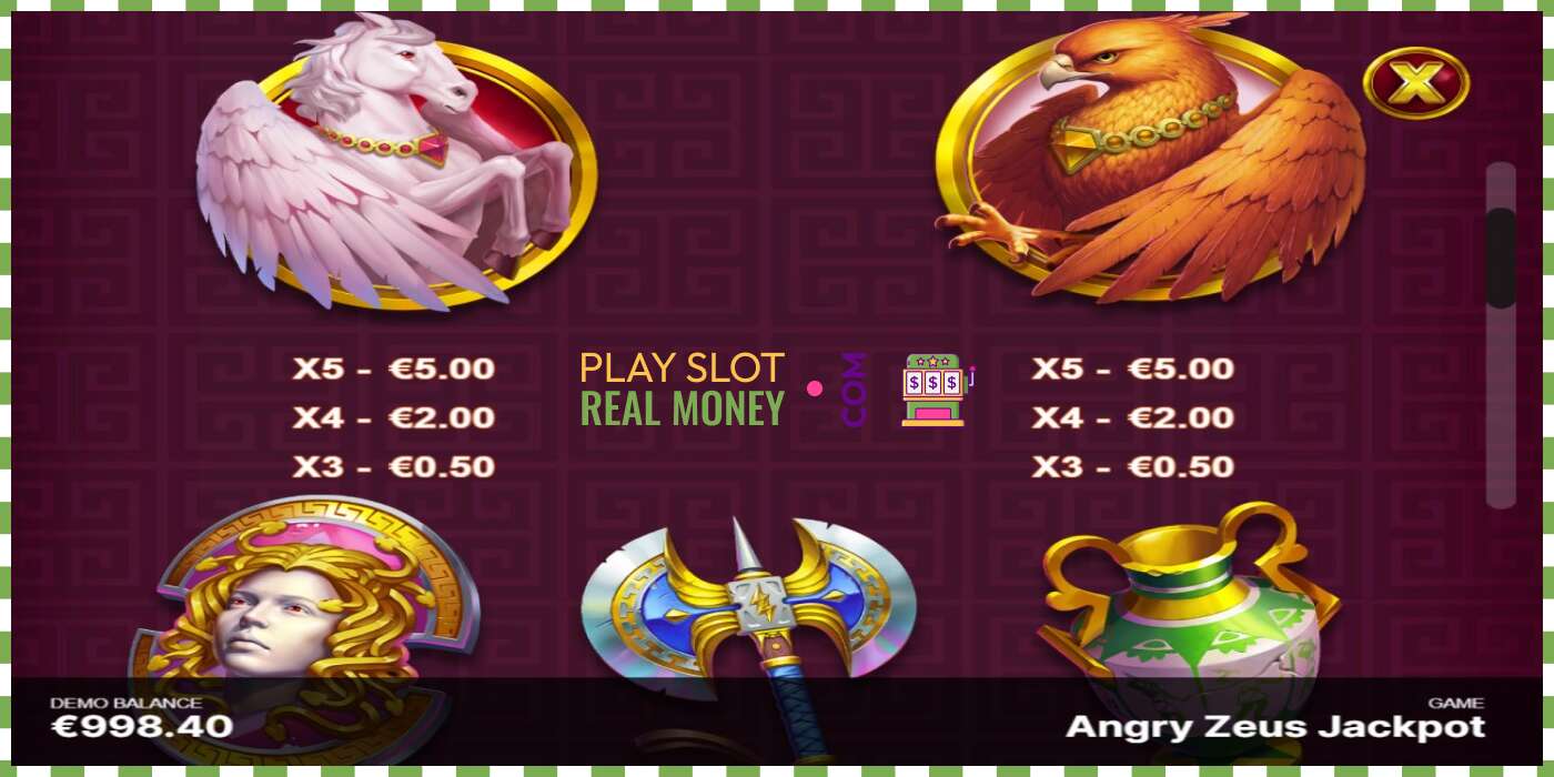 Слот Angry Zeus Jackpot на реальные деньги, картинка - 5