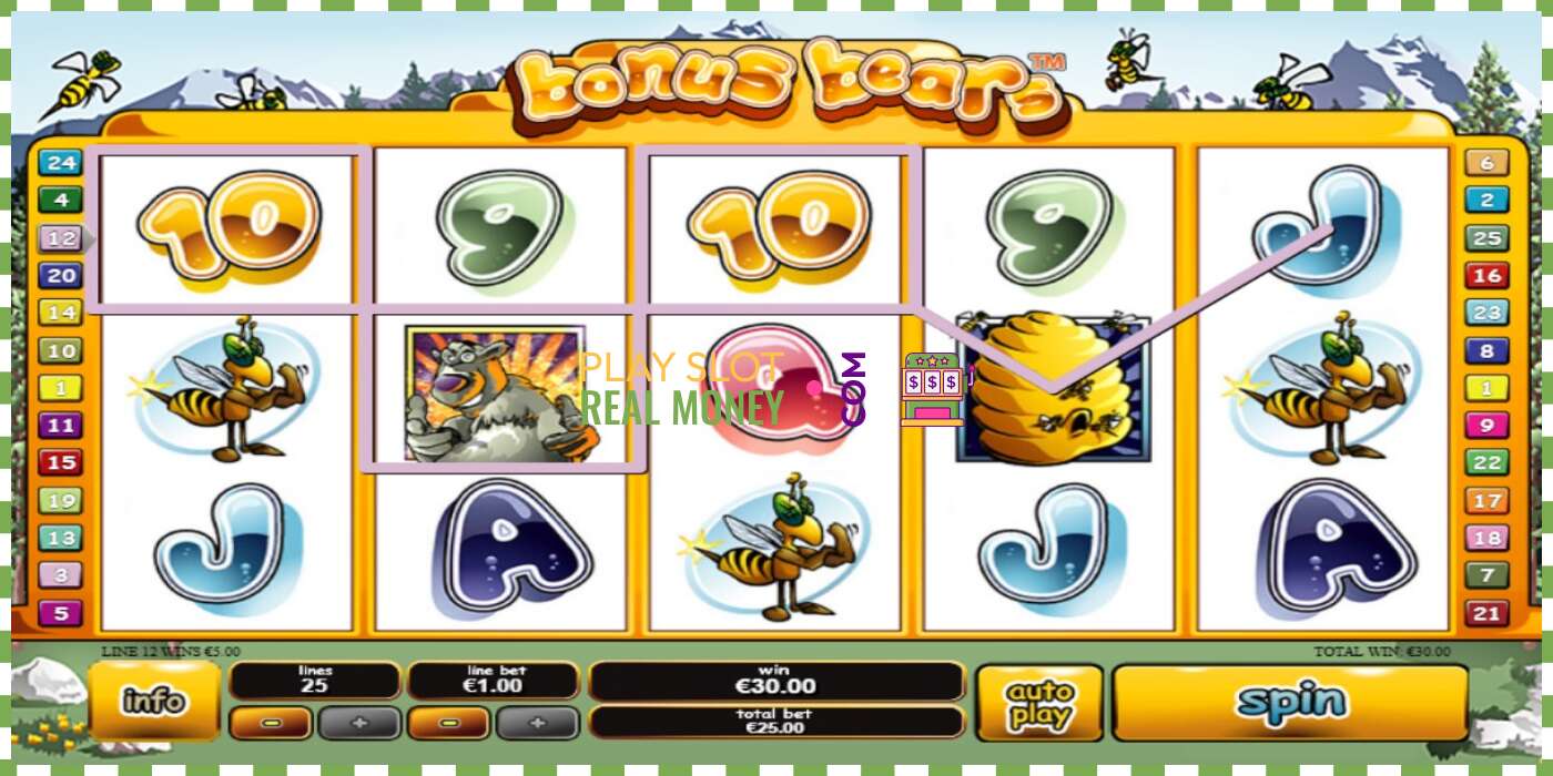 Slot Bonus Bears za skutočné peniaze, obrázok - 3