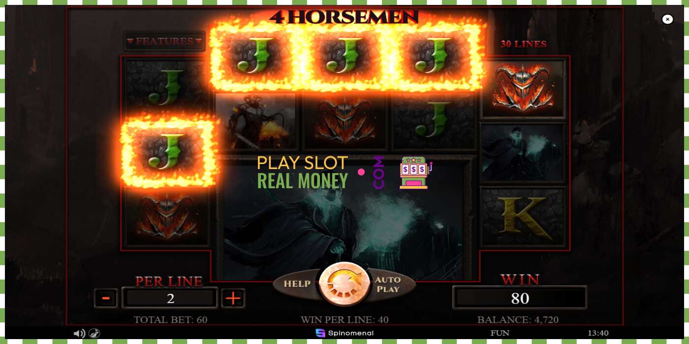 Slot 4 Horsemen oikealla rahalla, kuva - 4