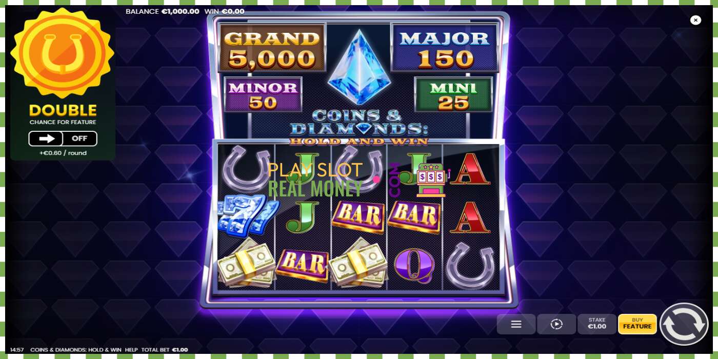 Slot Coins & Diamonds: Hold and Win for real money, picture - 2