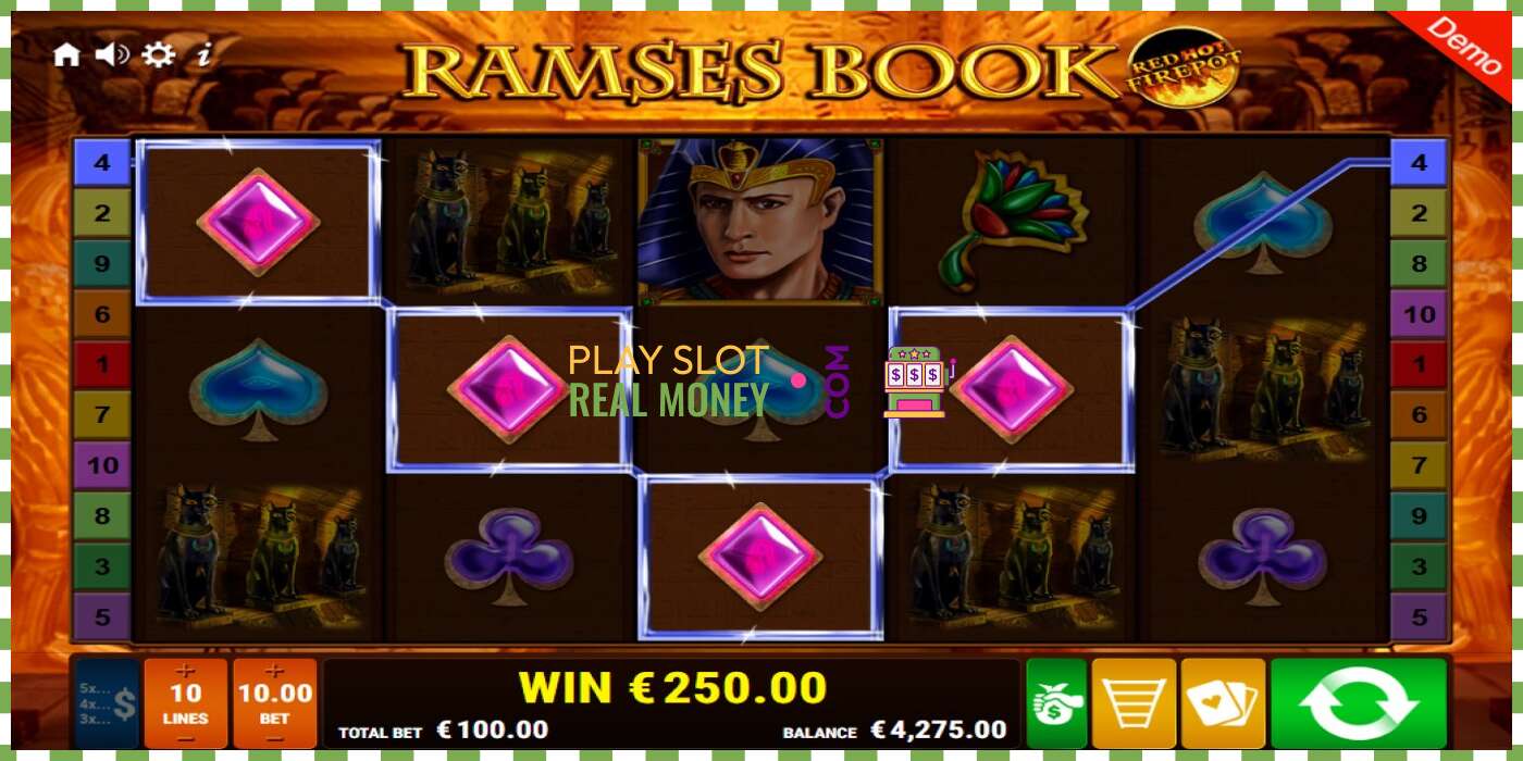 Слот Ramses Book Red Hot Firepot на реальные деньги, картинка - 4