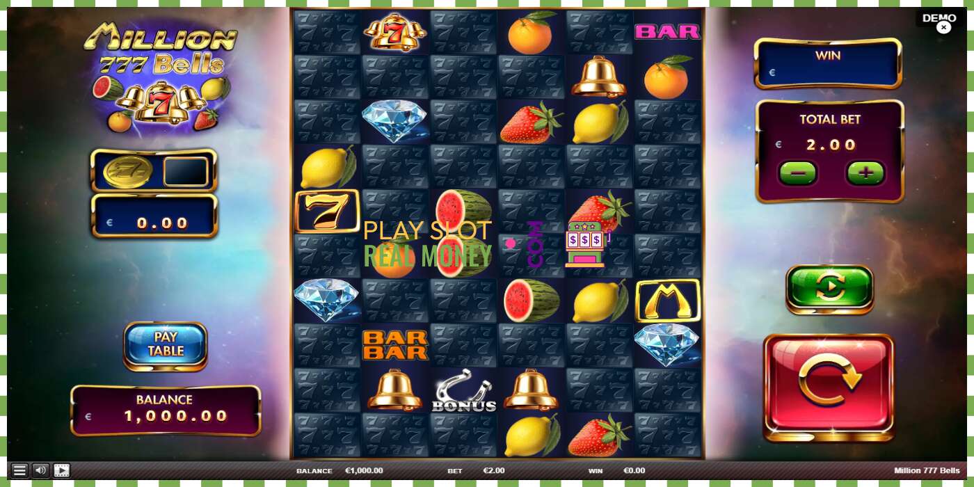 Slot Million 777 Bells oikealla rahalla, kuva - 2