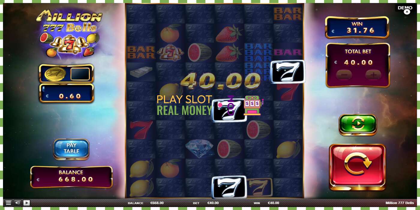 Slot Million 777 Bells oikealla rahalla, kuva - 4