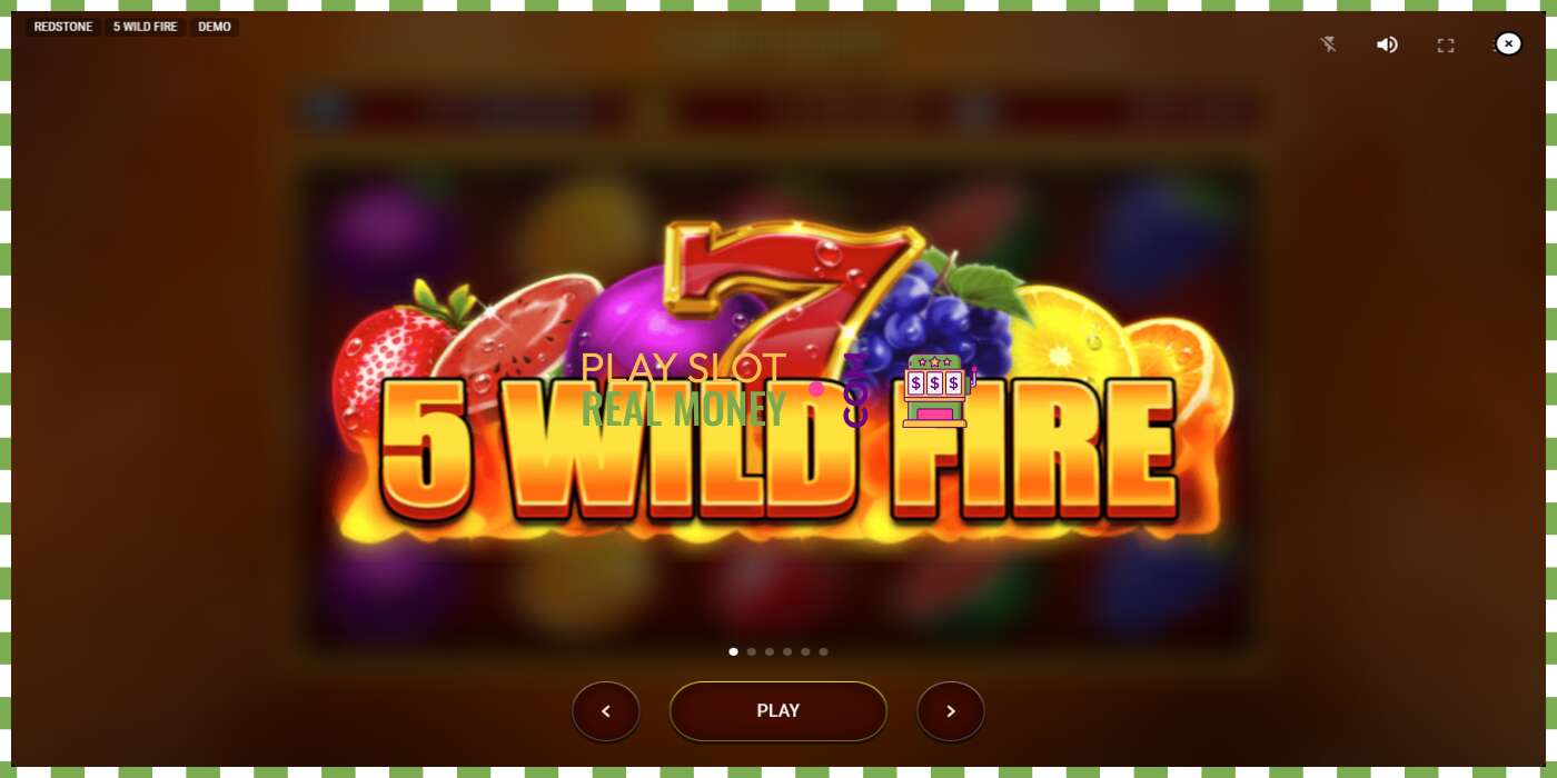 Слот 5 Wild Fire на реальные деньги, картинка - 1