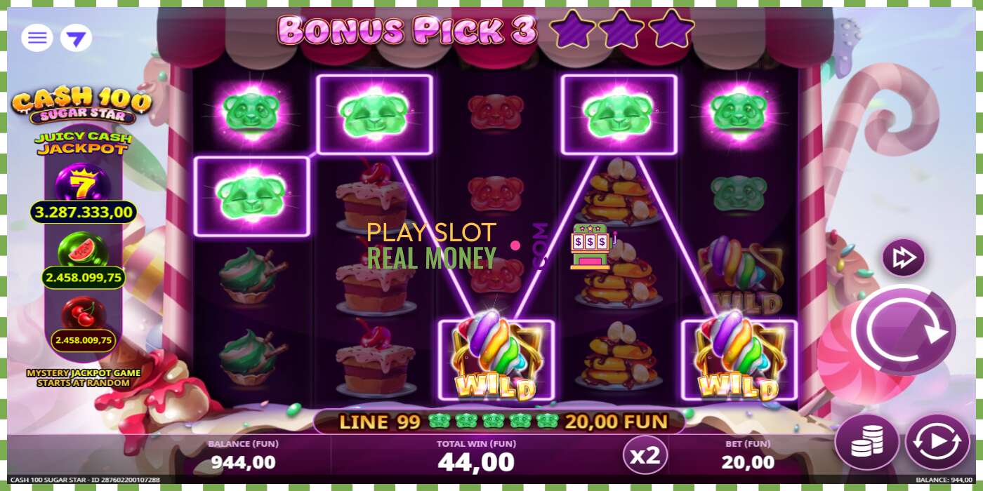 Слот Cash 100 Sugar Star на реальные деньги, картинка - 3