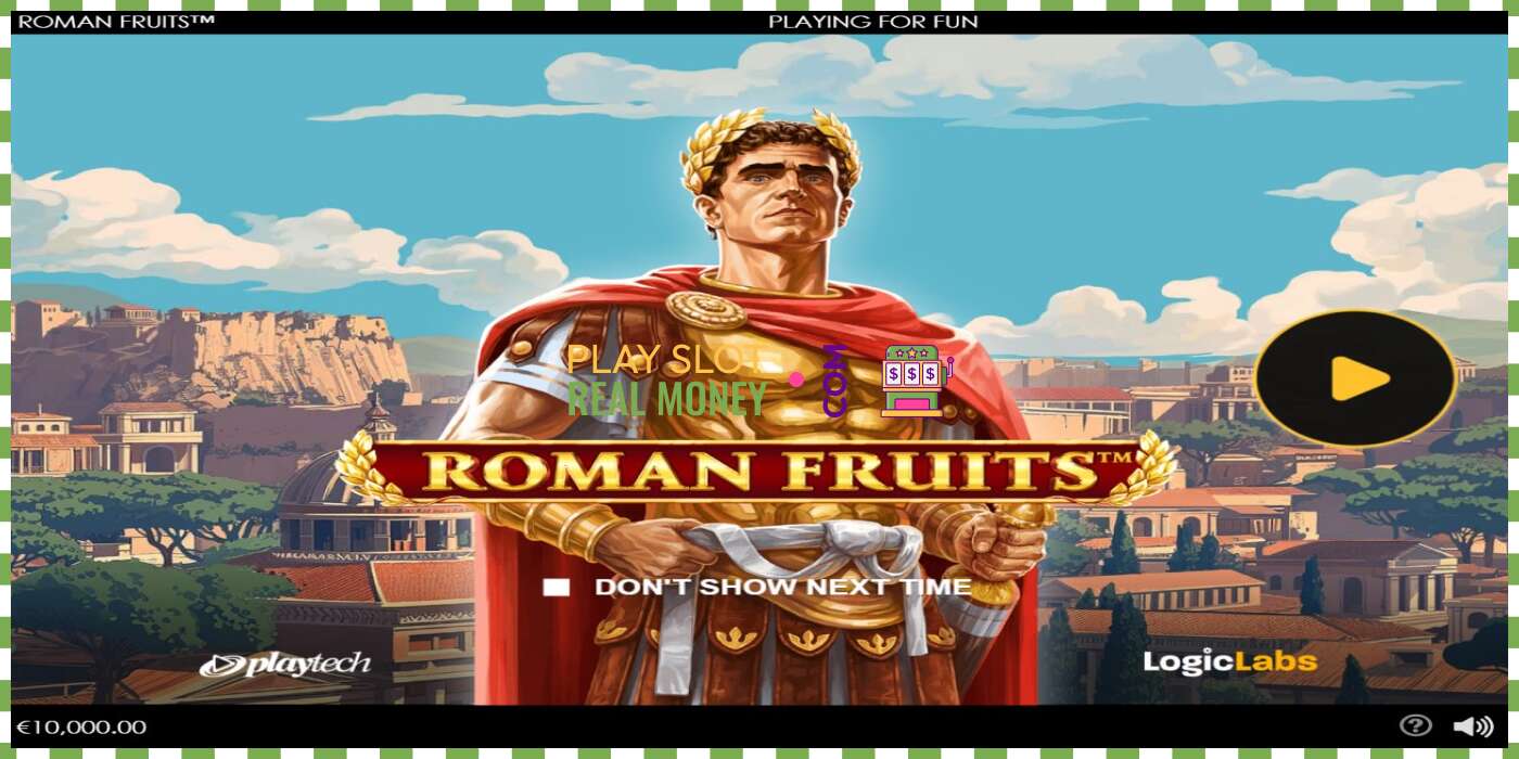 រន្ធដោត Roman Fruits សម្រាប់ប្រាក់ពិត, រូបភាព - 1