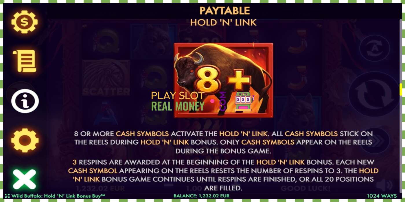 Слот Wild Buffalo Hold N Link Bonus Buy на реальные деньги, картинка - 7