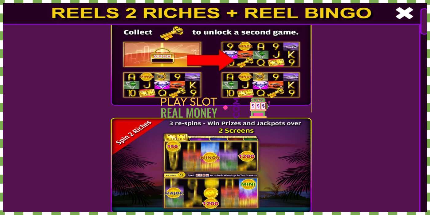 Slot Reels 2 Riches with Reel Bingo por diñeiro real, imaxe - 4