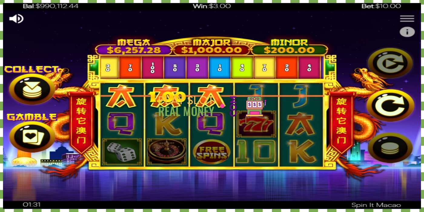 Слот Spin It Macao на реальные деньги, картинка - 3