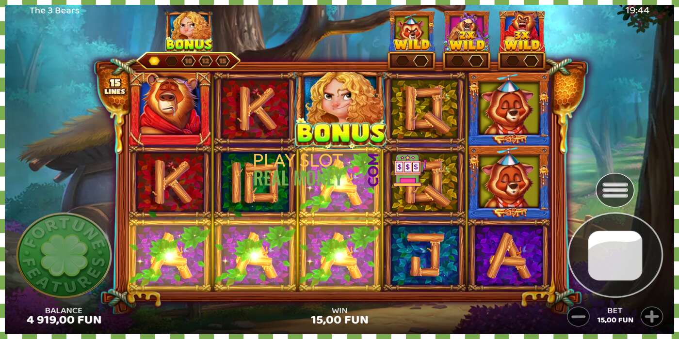 Slot The 3 Bears por diñeiro real, imaxe - 4