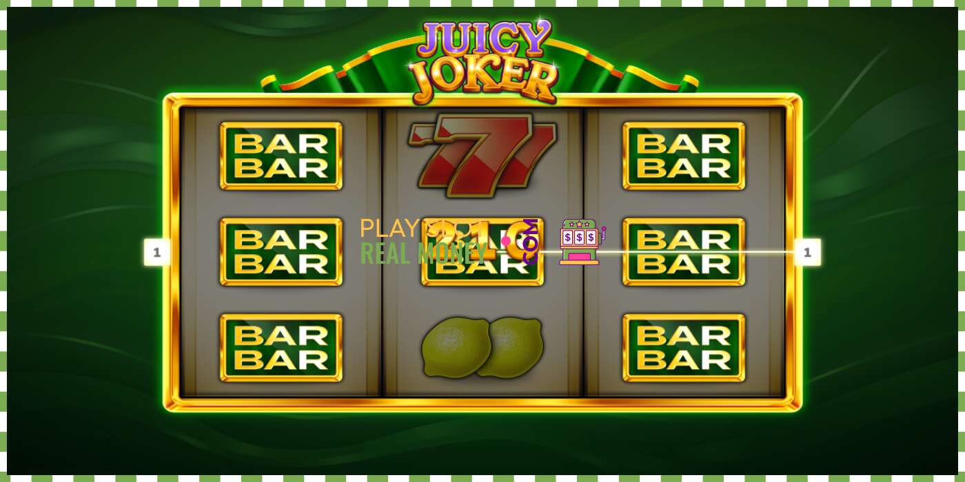 Slot Juicy Joker oikealla rahalla, kuva - 2