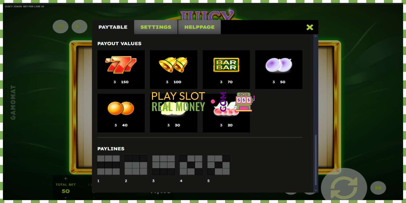 Slot Juicy Joker oikealla rahalla, kuva - 7