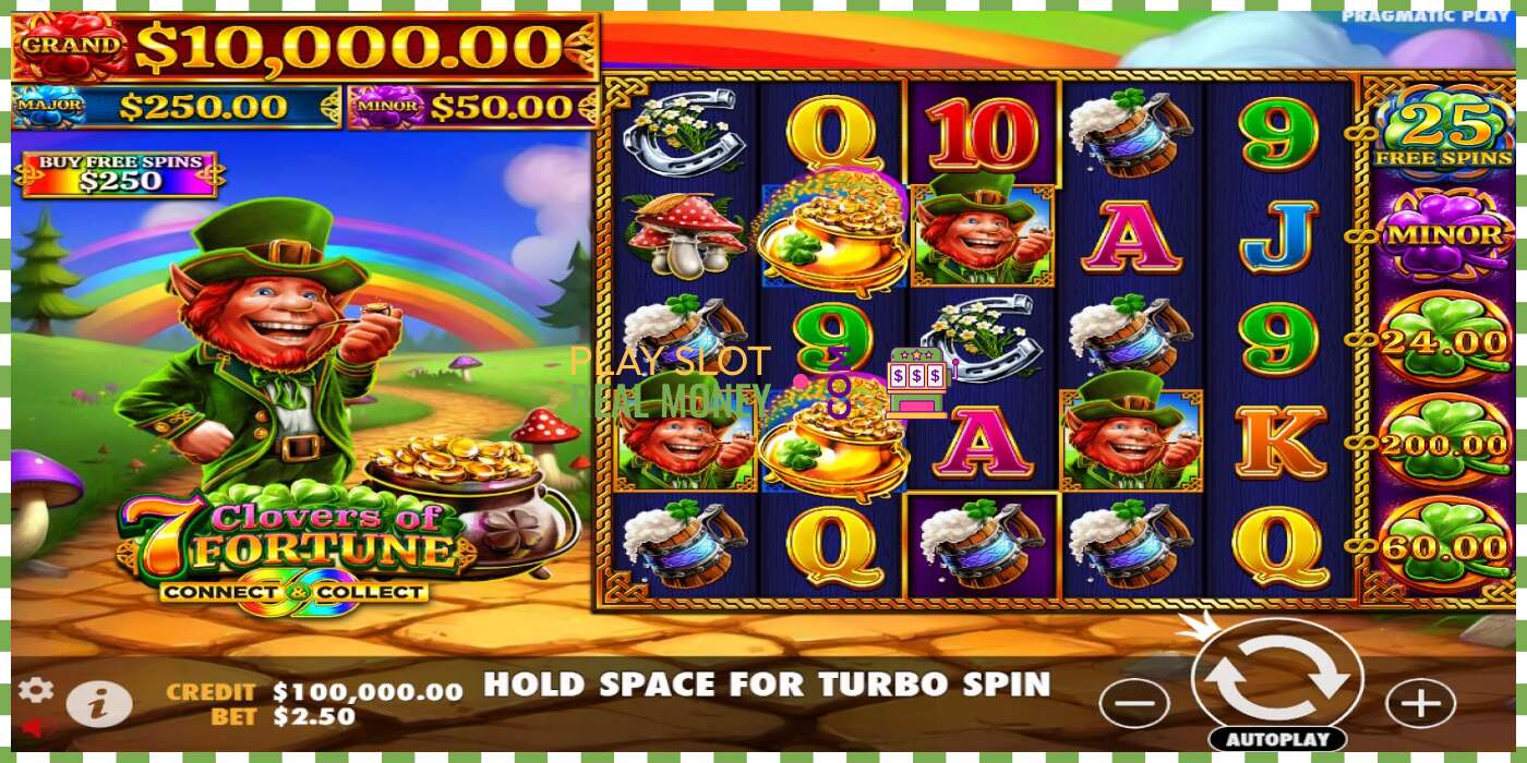 Slot 7 Clovers of Fortune za skutočné peniaze, obrázok - 1