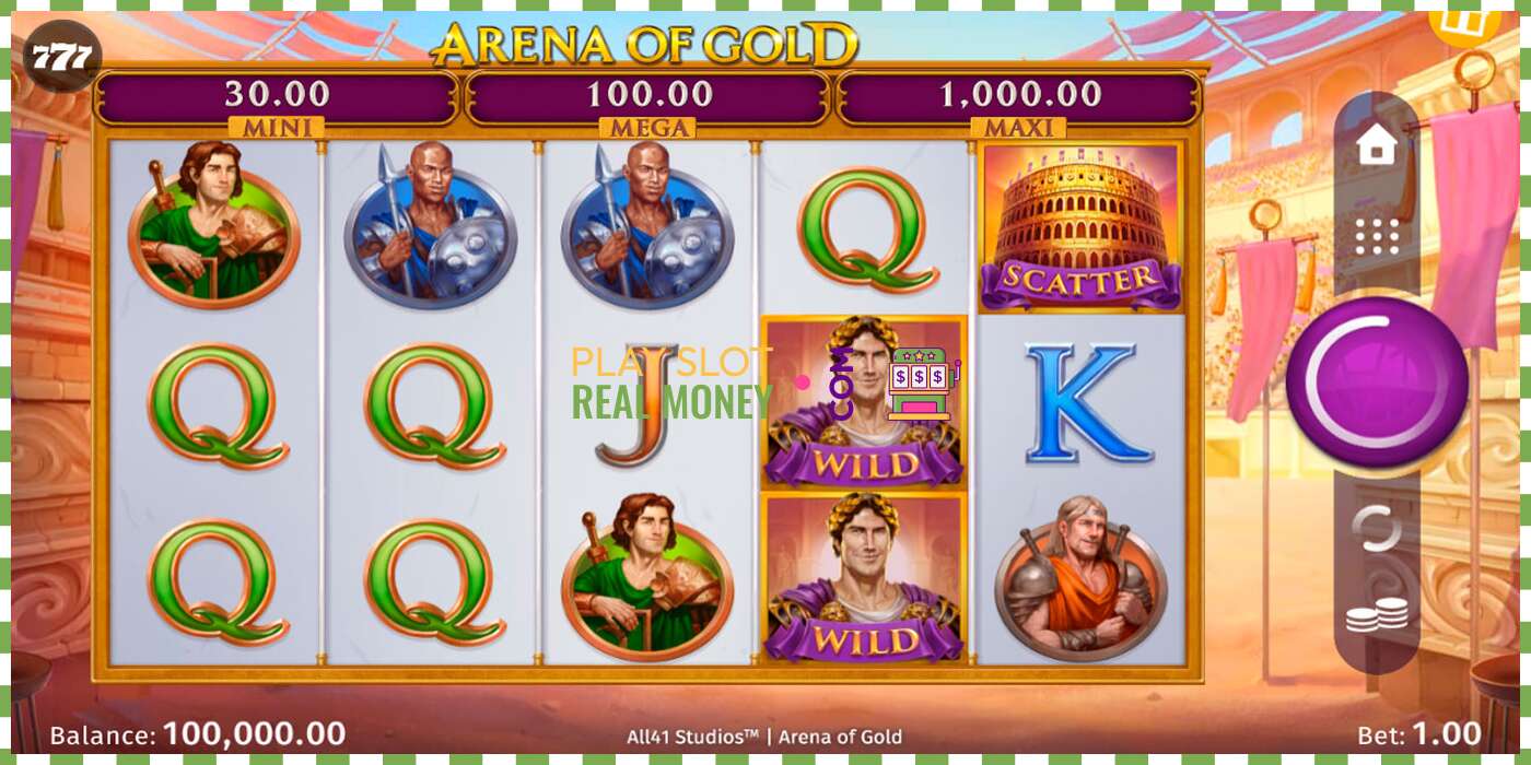 Slot Arena of Gold haqiqiy pul uchun, rasm - 1