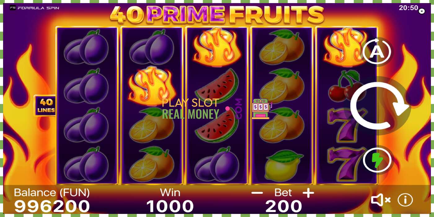 Слот 40 Prime Fruits на реальные деньги, картинка - 3