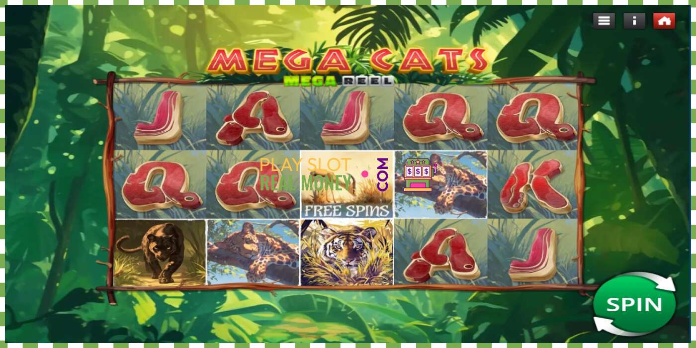 Слот Mega Cats Mega Reel на реальные деньги, картинка - 1