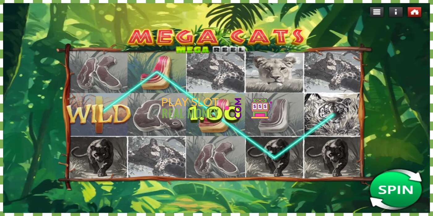 Слот Mega Cats Mega Reel на реальные деньги, картинка - 3