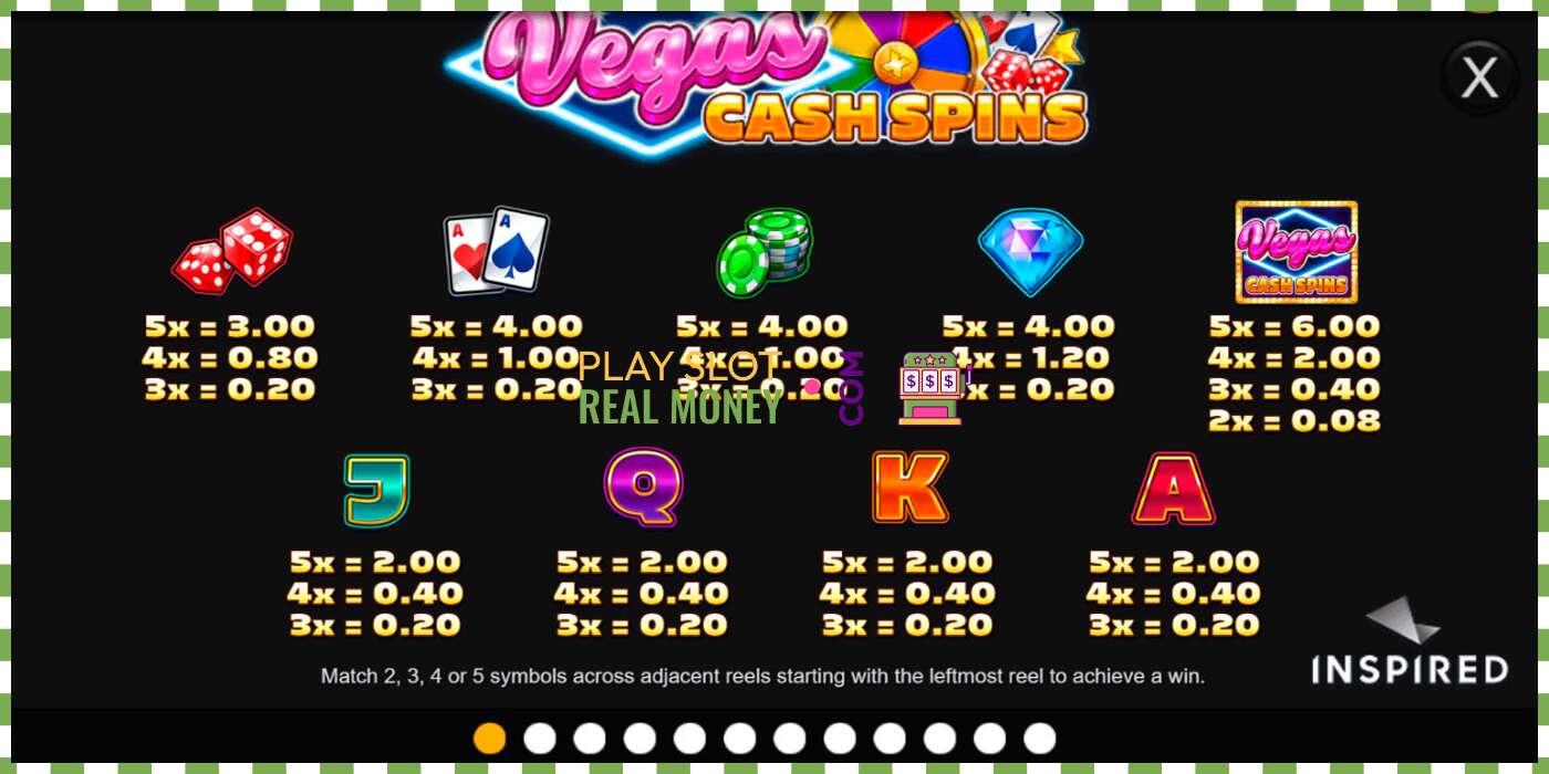 Слот Vegas Cash Spins на реальные деньги, картинка - 6