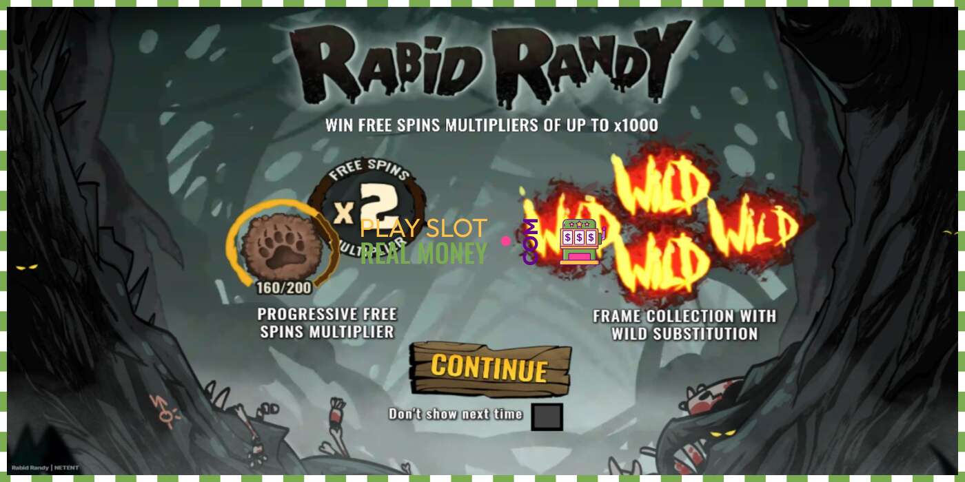 Slot Rabid Randy za skutočné peniaze, obrázok - 1