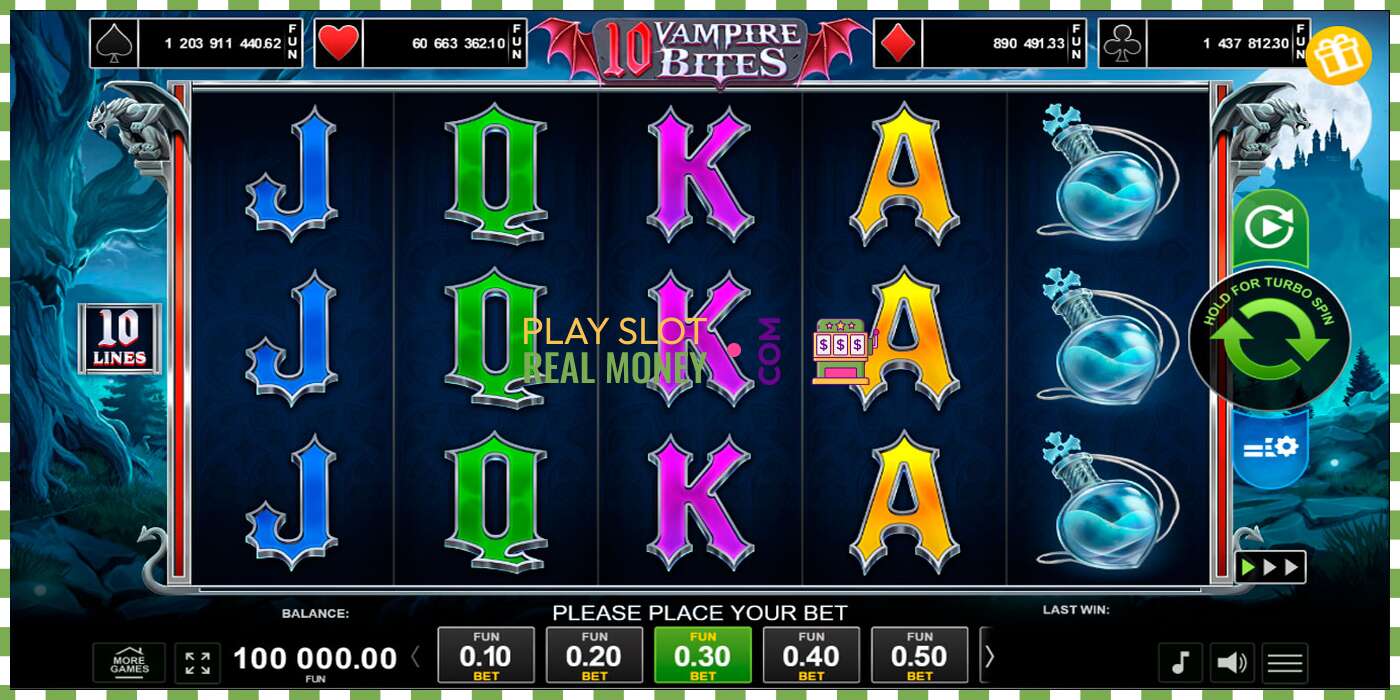 Slot 10 Vampire Bites za skutočné peniaze, obrázok - 1