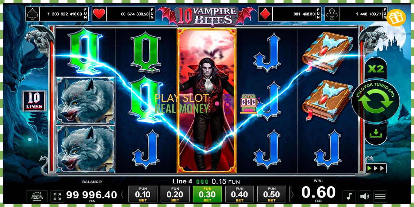 Slot 10 Vampire Bites za skutočné peniaze, obrázok - 2