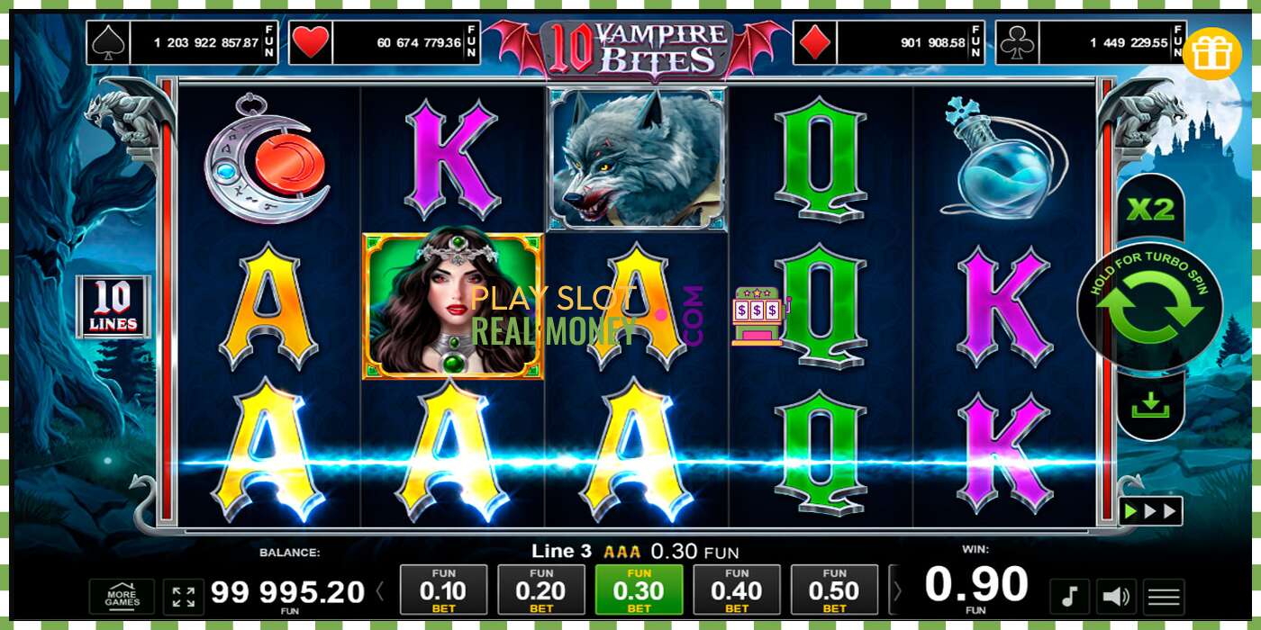 Slot 10 Vampire Bites za skutočné peniaze, obrázok - 3