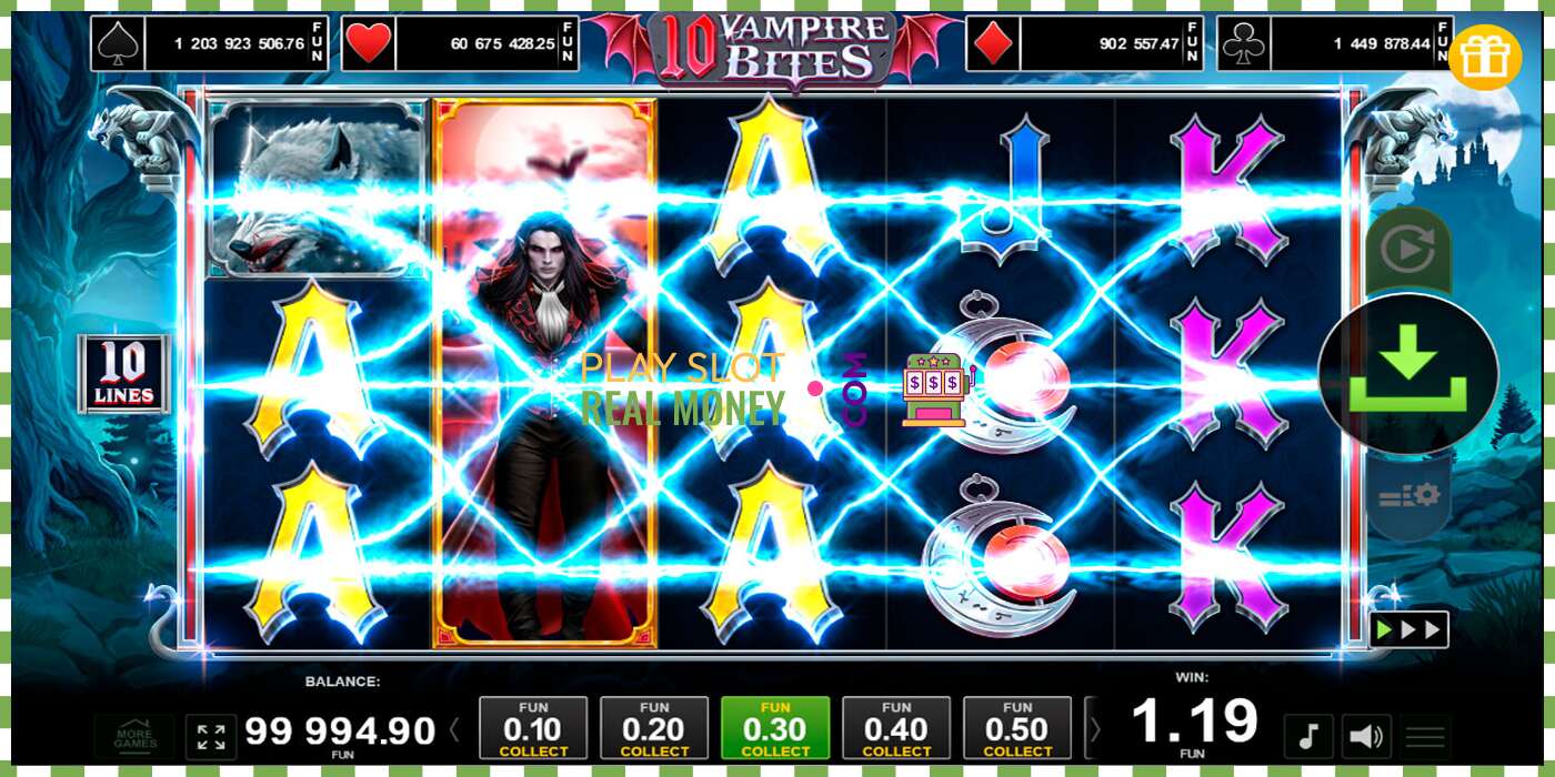 Slot 10 Vampire Bites za skutočné peniaze, obrázok - 4