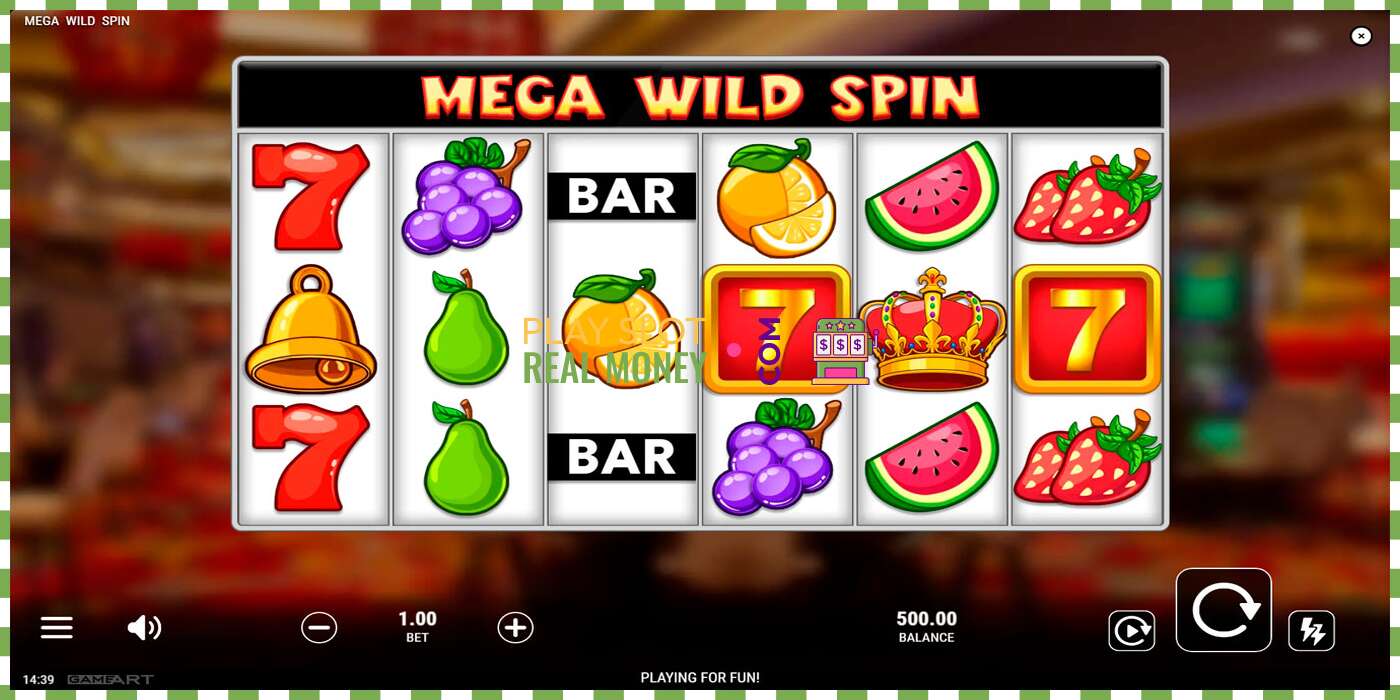 Слот Mega Wild Spin на реальные деньги, картинка - 1