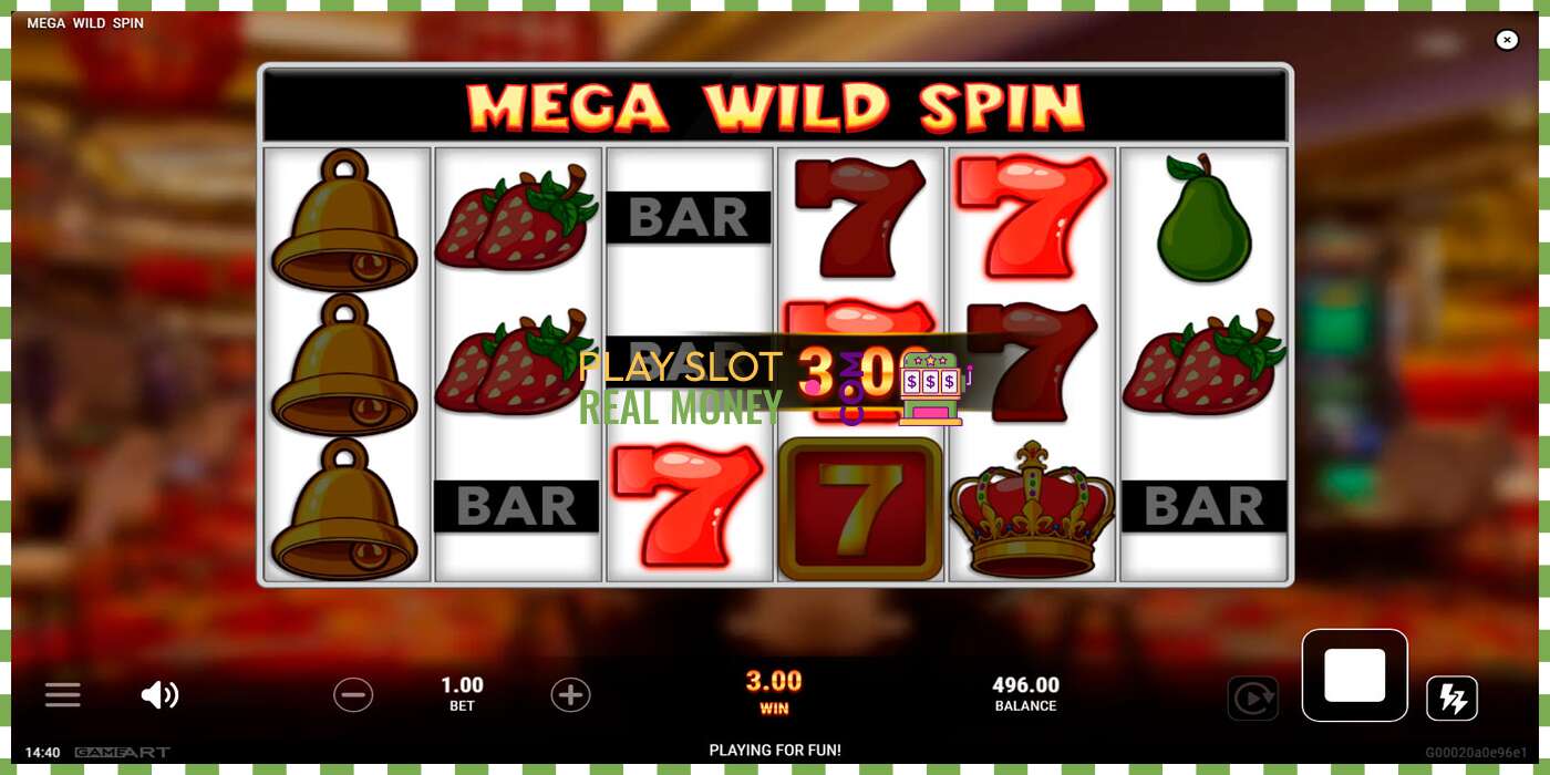 Слот Mega Wild Spin на реальные деньги, картинка - 2