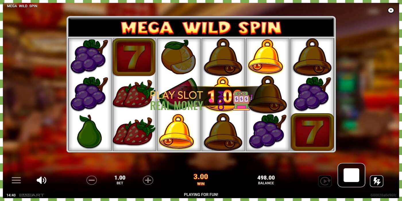 Слот Mega Wild Spin на реальные деньги, картинка - 3