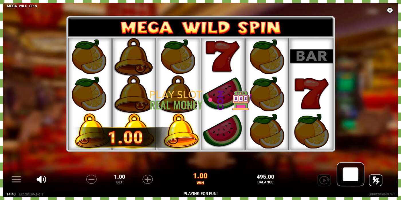 Слот Mega Wild Spin на реальные деньги, картинка - 4