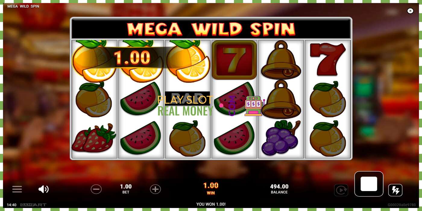 Слот Mega Wild Spin на реальные деньги, картинка - 5