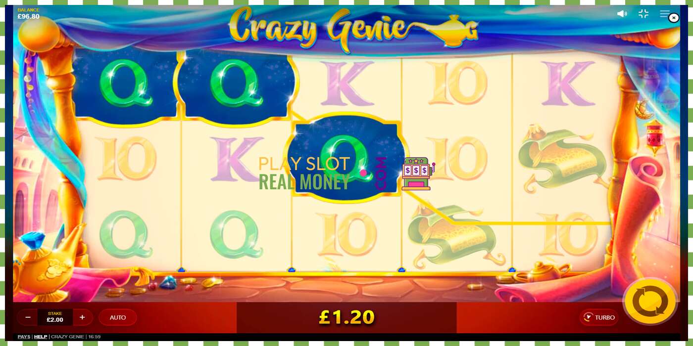 Slot Crazy Genie por dinheiro real, foto - 3