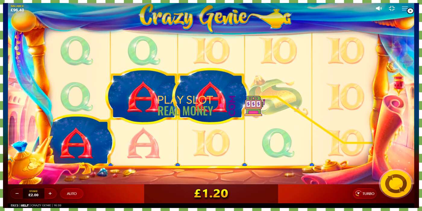 Slot Crazy Genie por dinheiro real, foto - 4