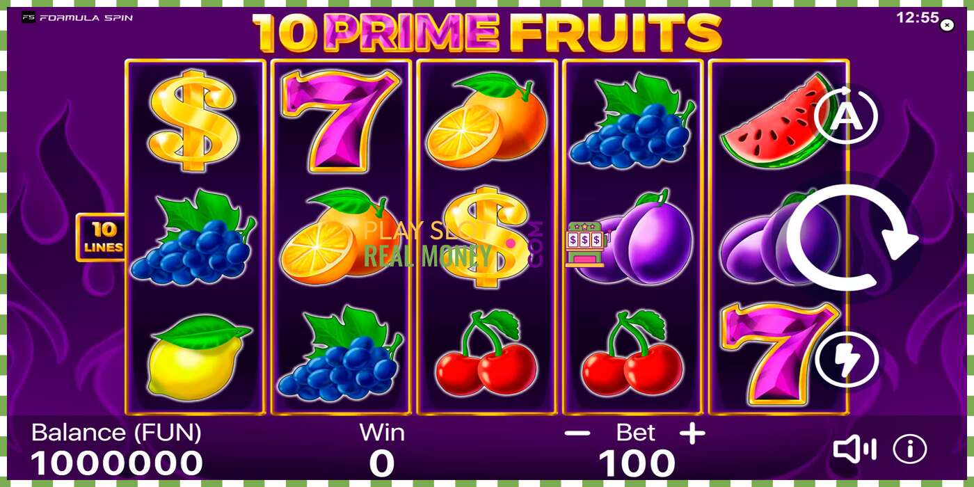 Slot 10 Prime Fruits oikealla rahalla, kuva - 1