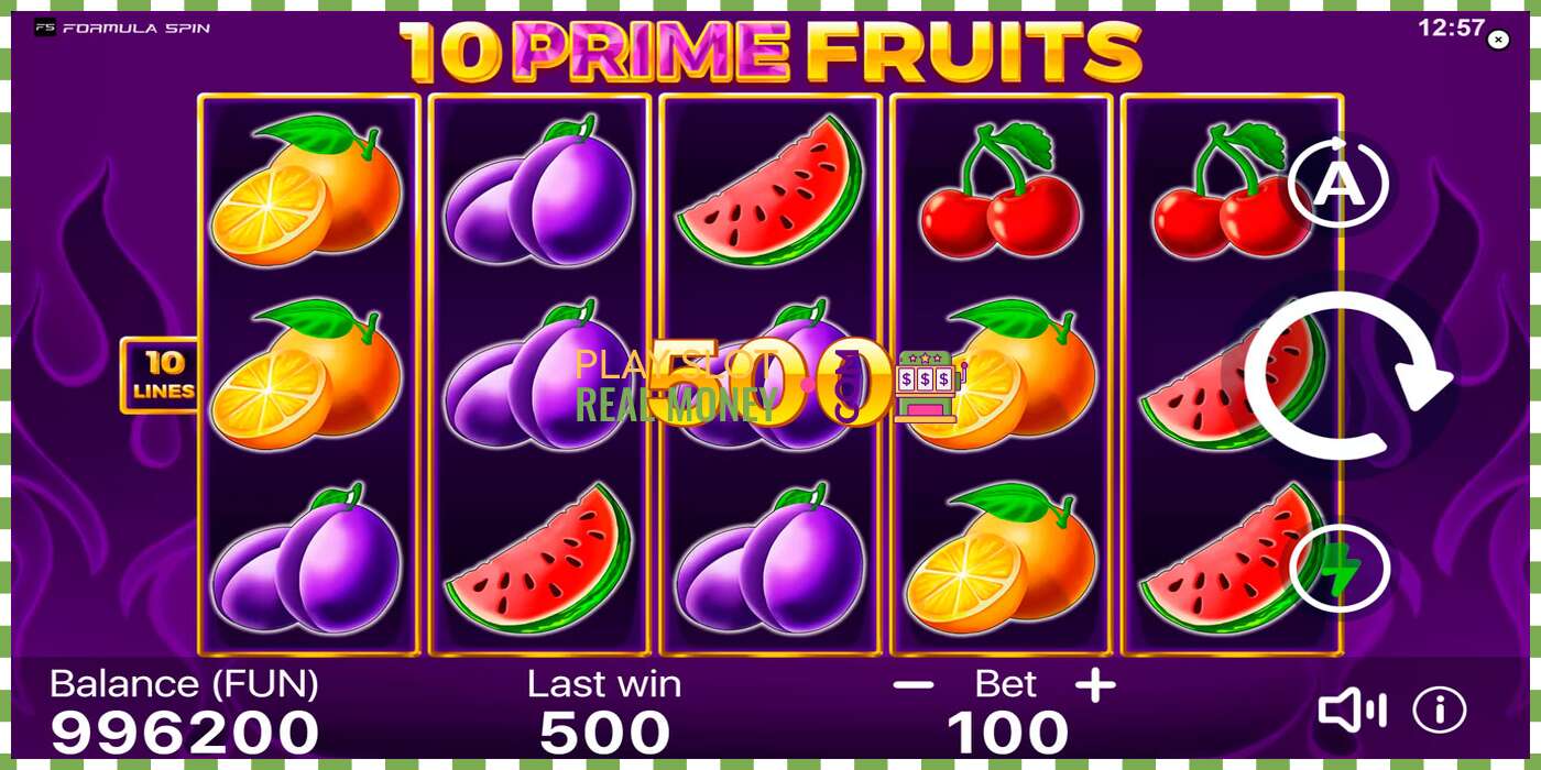 Slot 10 Prime Fruits oikealla rahalla, kuva - 4