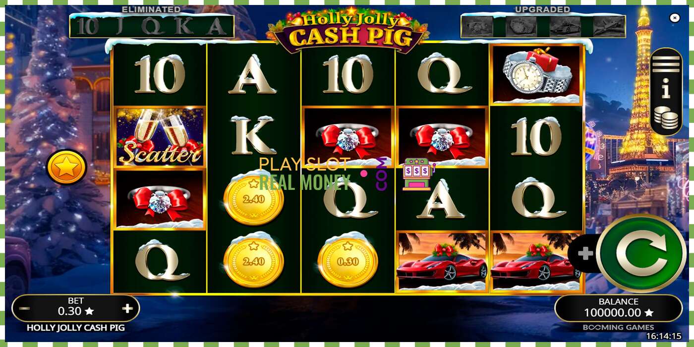 Slot Holly Jolly Cash Pig por dinheiro real, foto - 1