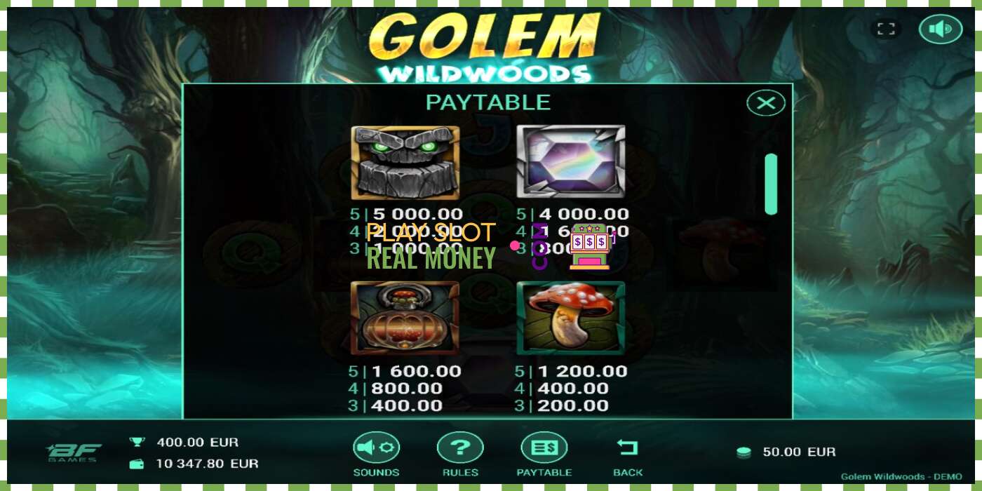 Слот Golem Wildwoods на реальные деньги, картинка - 4