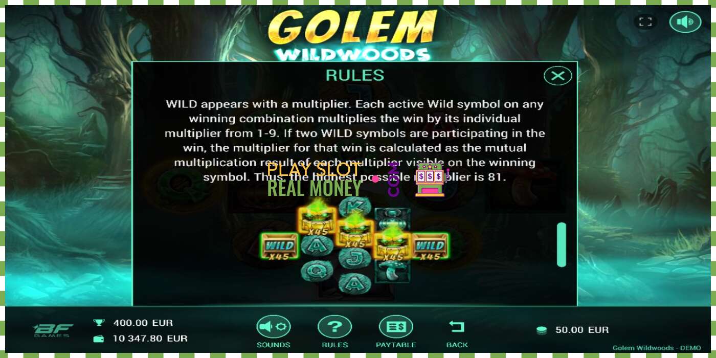 Слот Golem Wildwoods на реальные деньги, картинка - 5