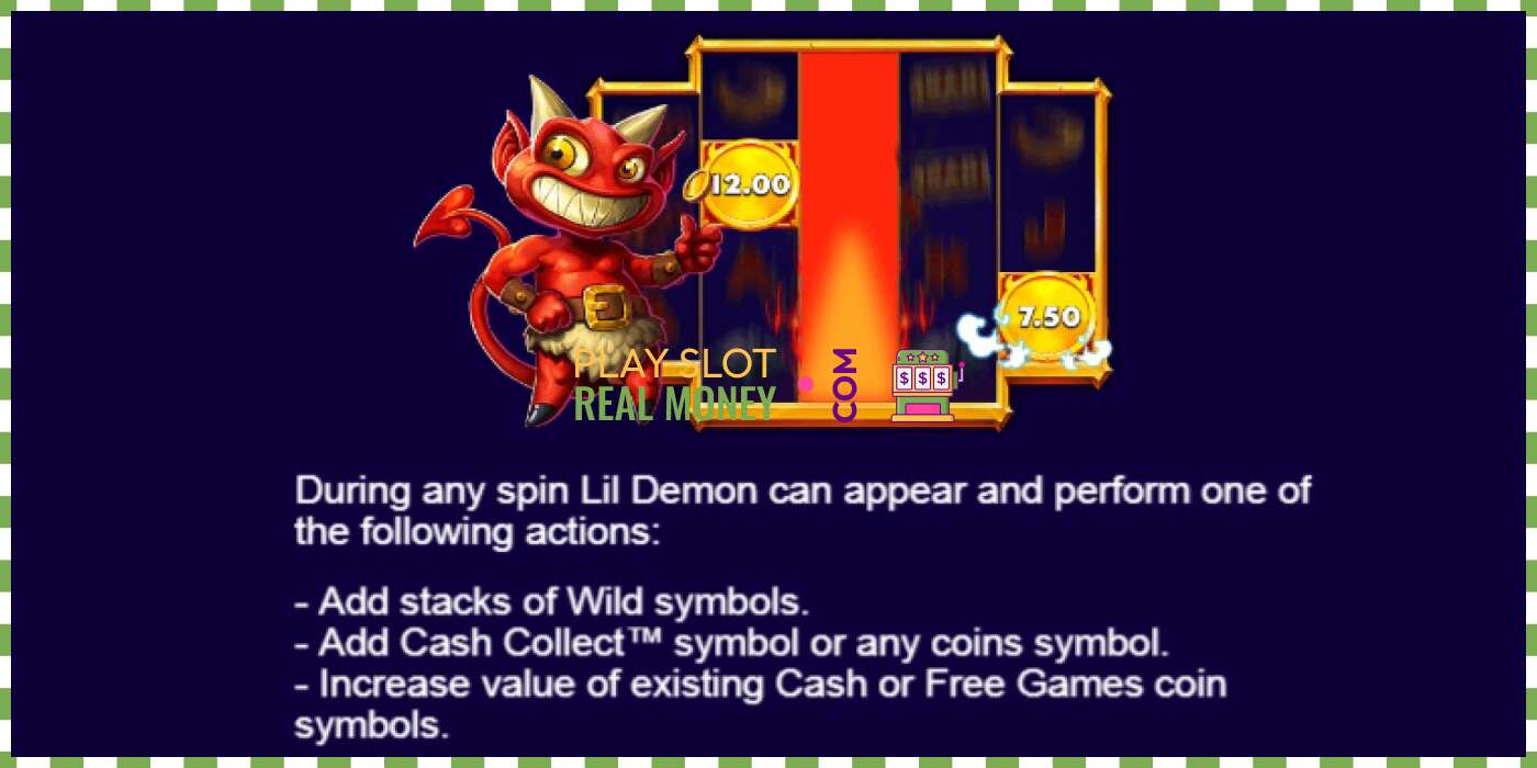 სლოტი Lil Demon Mega Cash Collect რეალურ ფულზე, სურათი - 5