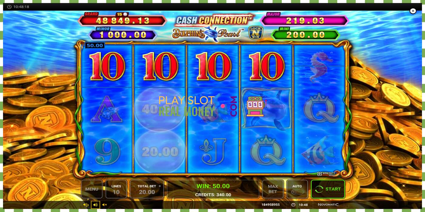 Slot Cash Connection Dolphins Pearl por dinheiro real, foto - 4