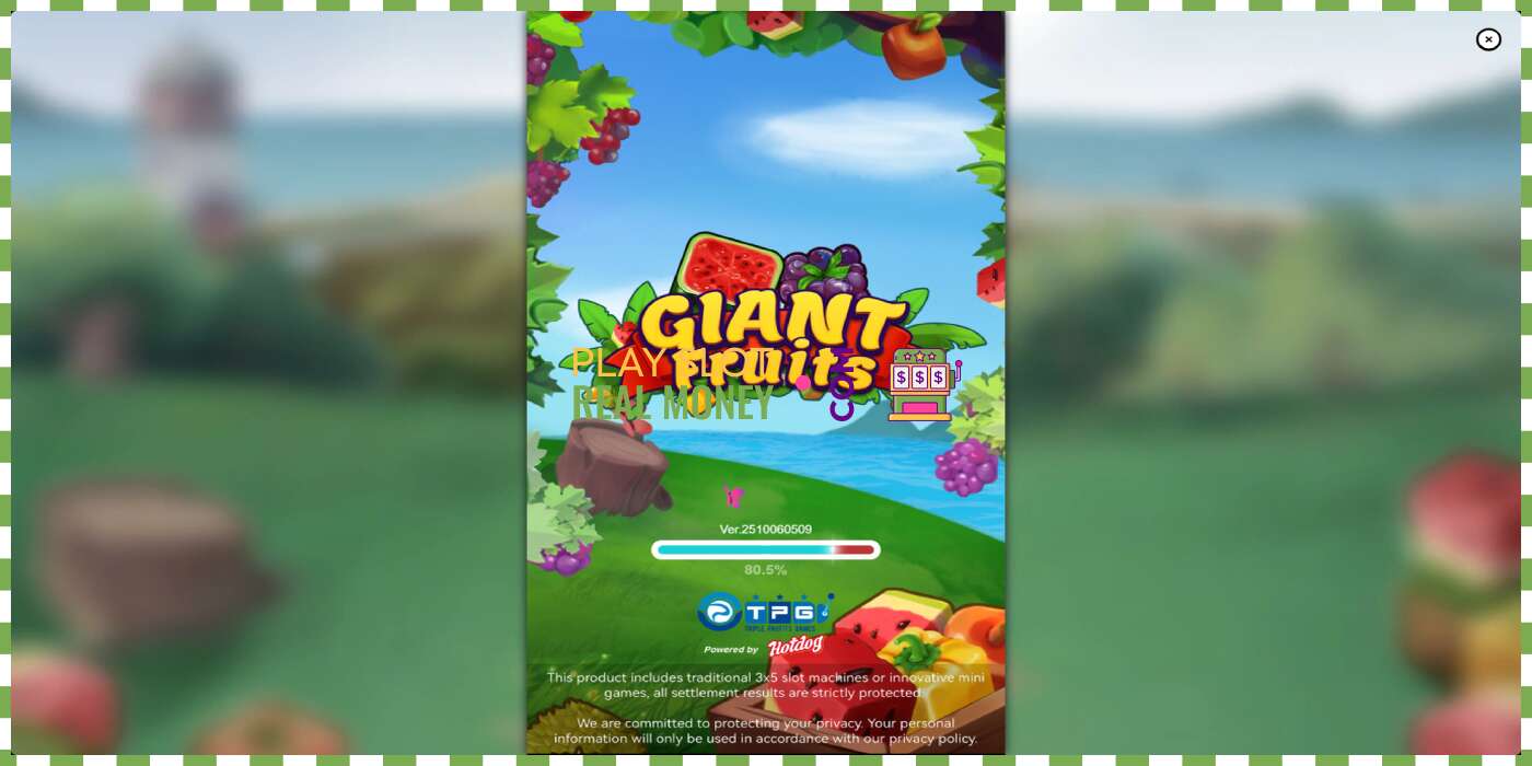 স্লট Giant Fruits প্রকৃত অর্থের জন্য, ছবি - 1