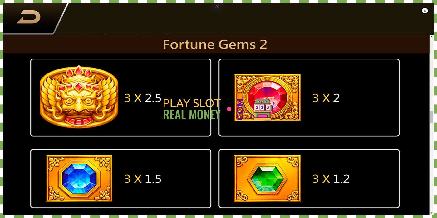 Слот Fortune Gems 2 на реальные деньги, картинка - 6