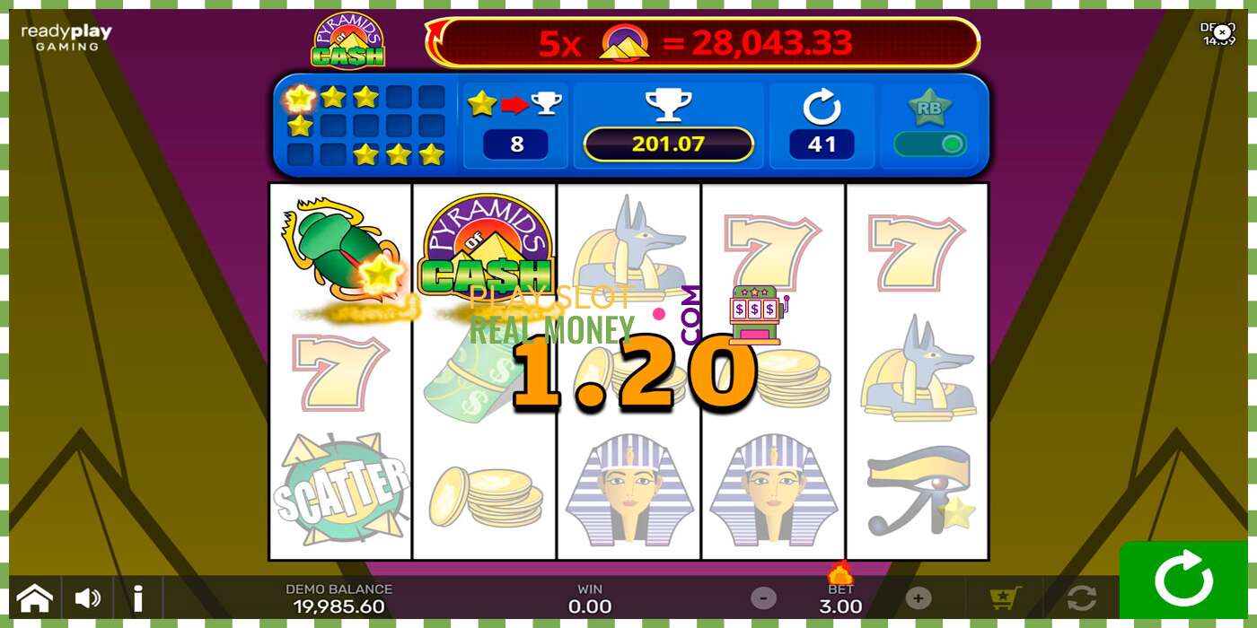 Слот Pyramids of Cash with Reel Bingo на реальные деньги, картинка - 3