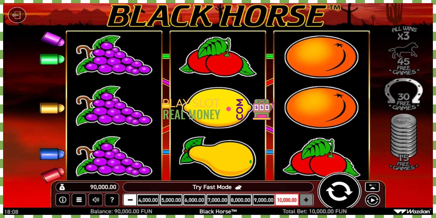 Slot Black Horse for rigtige penge, billede - 1